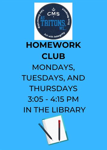 Homework club flyer