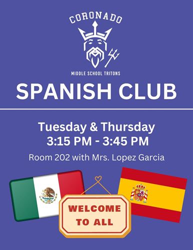 club flyer for Spanish