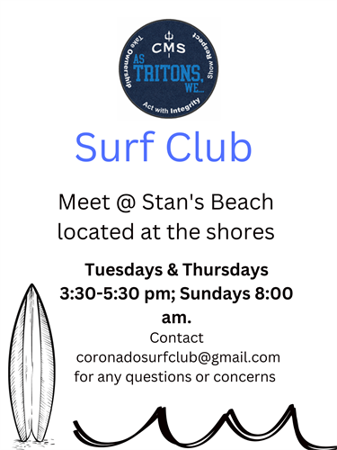 Surf Club flyer